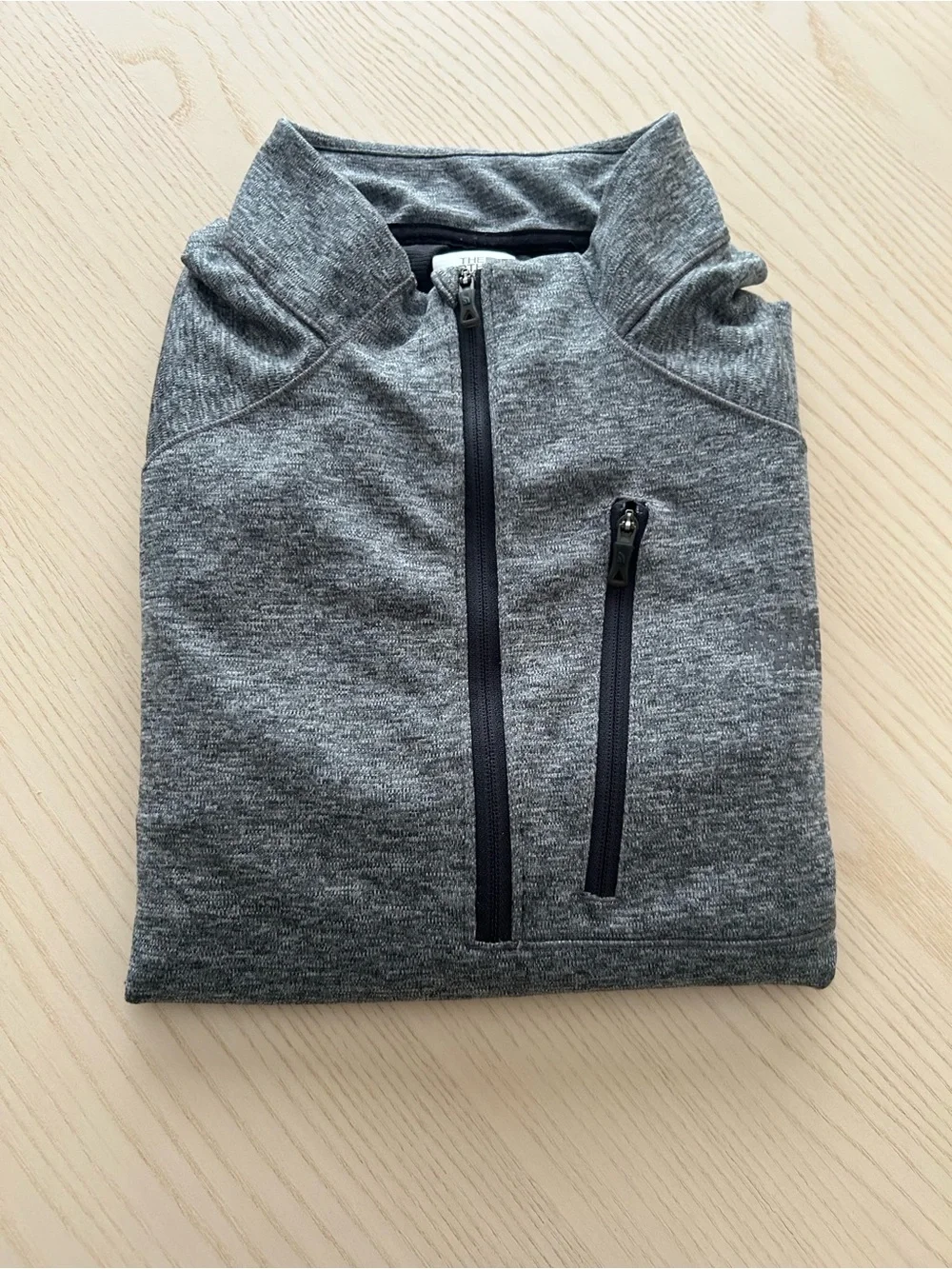 The North Face Gray Men's Zip-Neck Performance Pullover